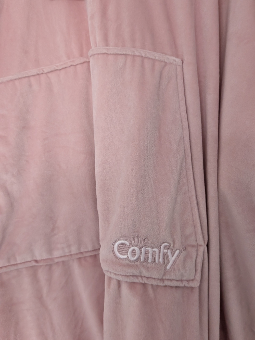 Comfy Original Blush Pink Wearable Blanket Hoodie Sherpa Lined New with Tag
